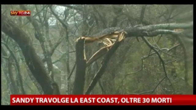 Sandy travolge la East Cost, oltre 30 morti