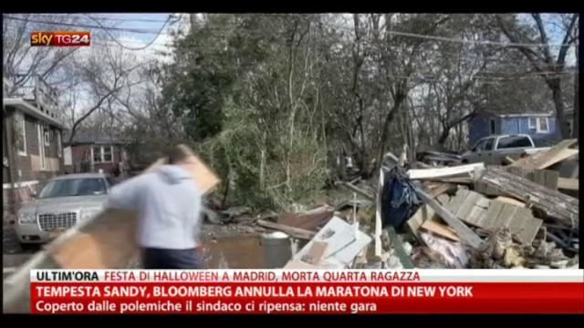 Tempesta Sandy, Bloomberg annulla la maratona di New York