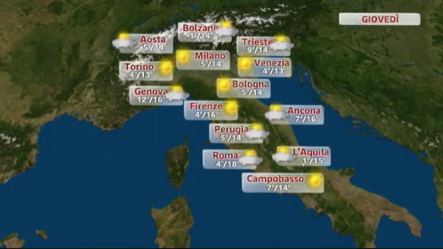 Meteo Italia 06.11.2012 sera
