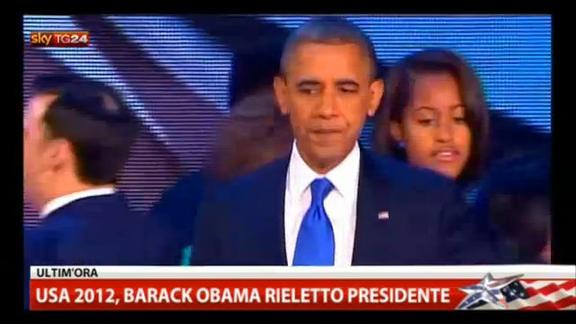 Usa 2012: Obama, la notte della festa