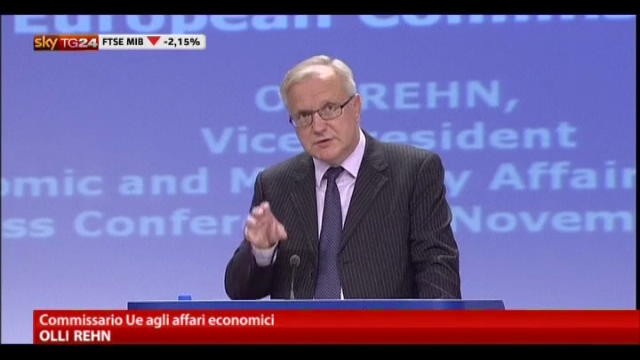 UE, Rehn: Italia prosegua risanamento bilancio oltre 2013