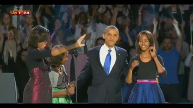 Usa 2012, Obama: non sarei lo stesso uomo senza Michelle