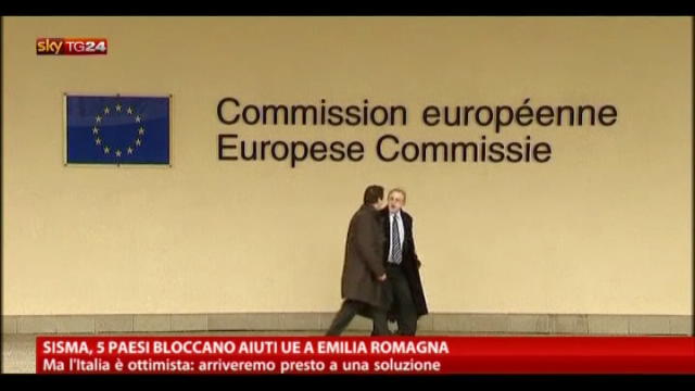 Sisma, nessun accordo su fondi Emilia in sede UE