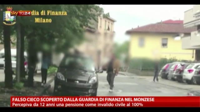 Falso cieco scoperto dalla Guardia di Finanza nel monzese
