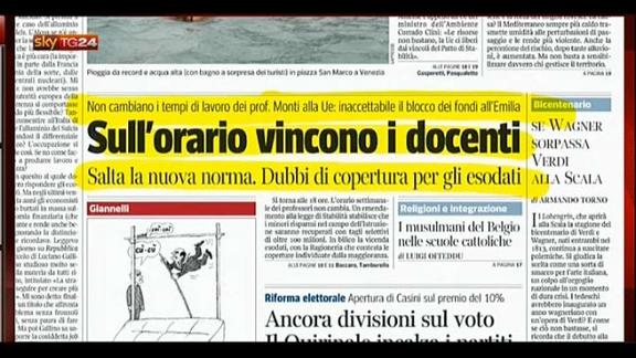 Rassegna stampa nazionale (12.11.2012)