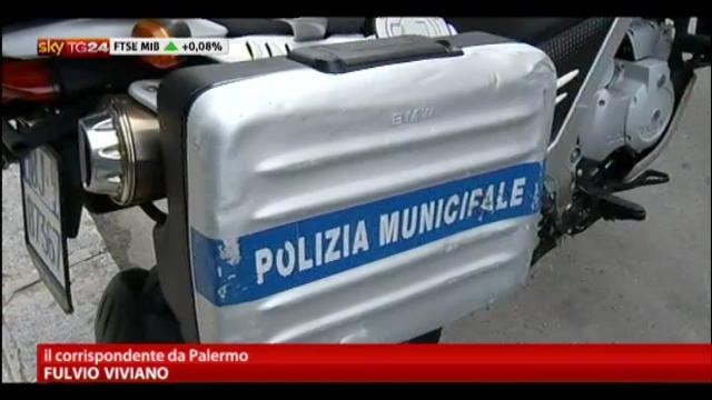 Vigili urbani in strada a Palermo ma non per il traffico
