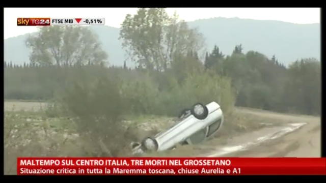 Maltempo sul centro Italia: interrotta la A1