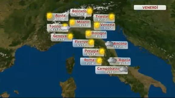 Meteo Italia (14.11.2012) sera