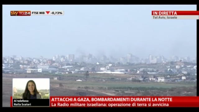Attacchi a Gaza, bombardamenti durante la notte