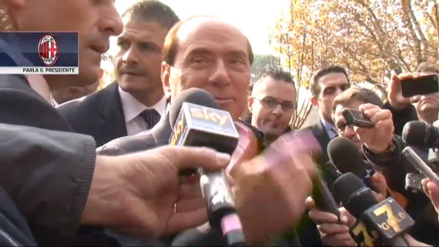 Milan, parla Silvio Berlusconi