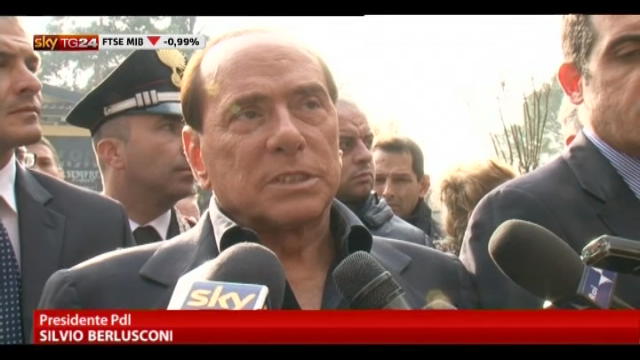 Berlusconi: dopo un anno di governo tecnico dati disastrosi
