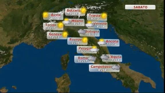 Meteo Italia (16.11.2012) pomeriggio