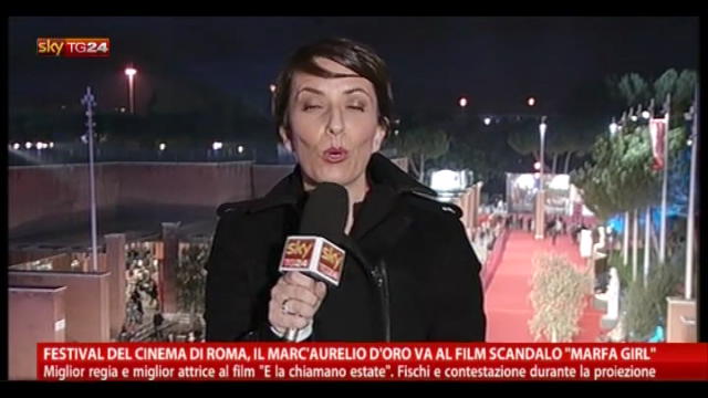 Festival di Roma, Marc' Aurelio d'oro al film "Marfa Girl"