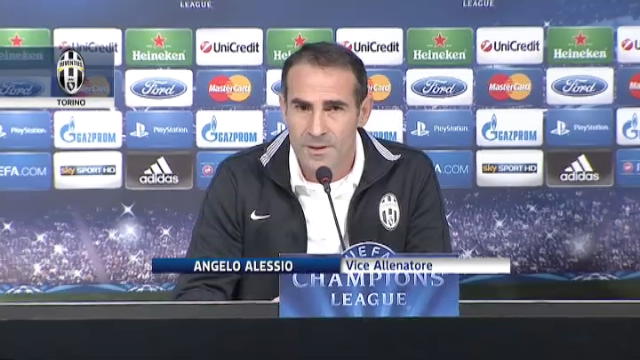 Juventus, conferenza stampa di Alessio e Marchisio