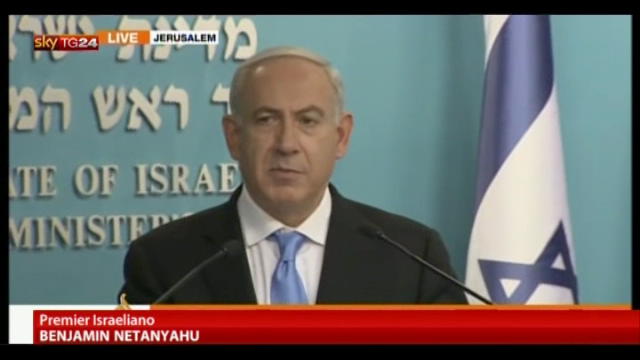 Netanyahu: opereremo con Usa contro traffico armi