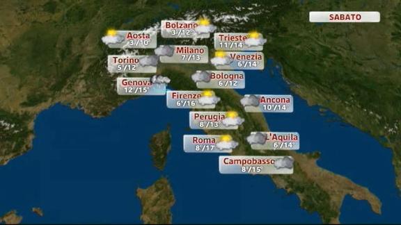 Meteo Italia 22.11.2012 sera