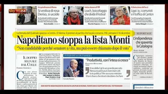 Rassegna stampa nazionale (23.11.2012)