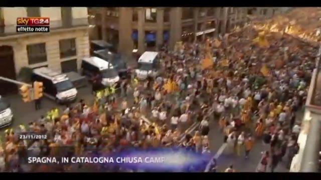 Effetto Notte,Spagna:in Catalogna chiusa campagna elettorale