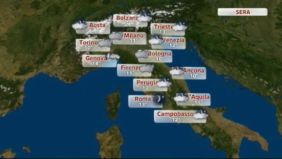 Meteo Italia (24.11.2012) pomeriggio