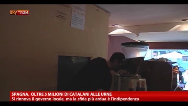 Spagna, oltre 5 milioni di catalani alle urne