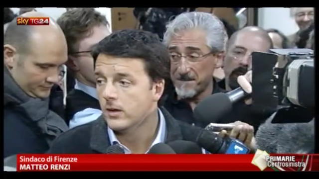 Primarie CS, Renzi: affluenza è stata straordinaria