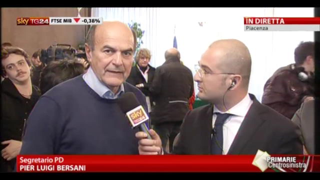 Primarie CS, Bersani: ho voluto io primarie e ballottaggio