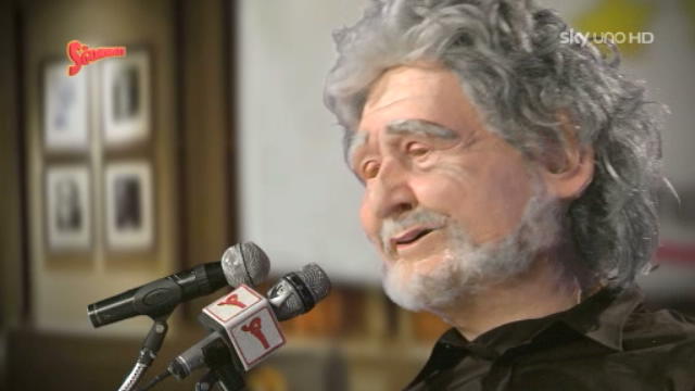 Gli Sgommati, Grillo presenta la "democrazia liquida"