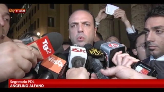 Alfano: intanto che Berlusconi decide io continuo campagna