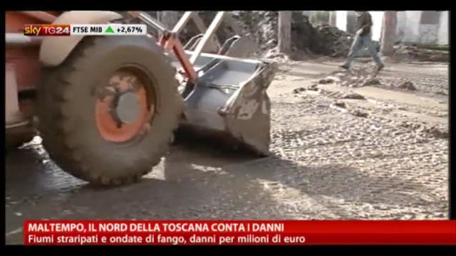 Maltempo, il nord della Toscana conta i danni
