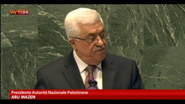 Onu, Abu Mazen: Palestina abbia certificato di nascita
