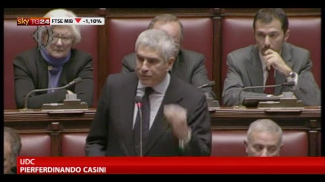 Governo in bilico, Casini: noi sosteniamo Monti