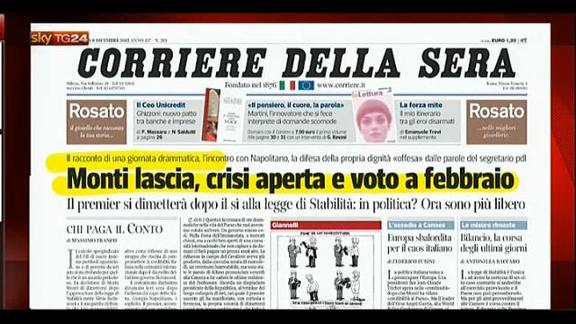 Rassegna stampa nazionale (09.12.2012)