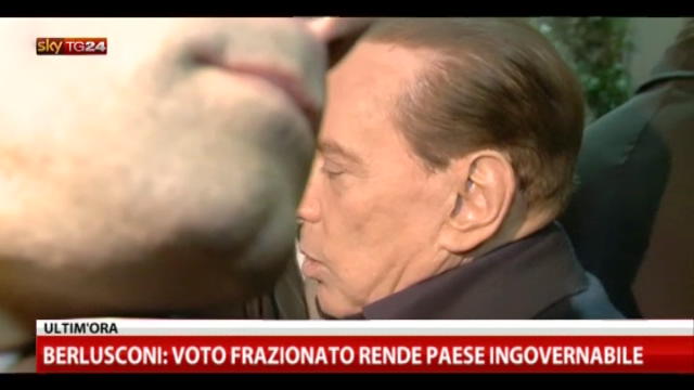 Berlusconi: l'esperienza dei tecnici è finita