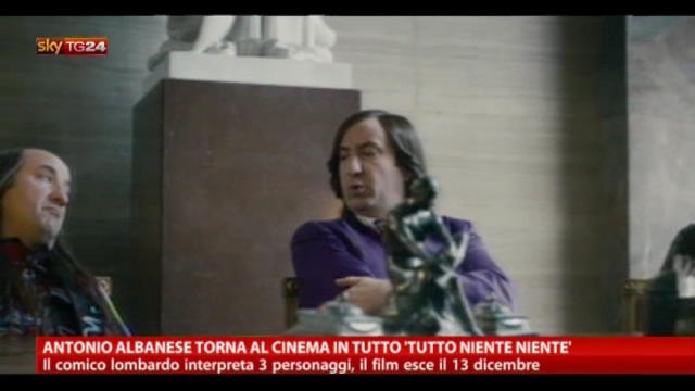 Antonio Albanese al cinema con "Tutto tutto niente niente"