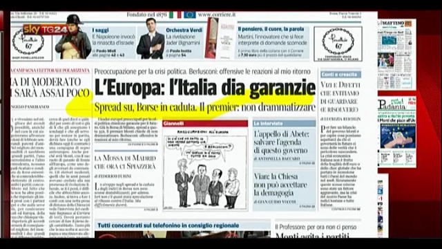 Rassegna stampa nazionale (11.12.2012)