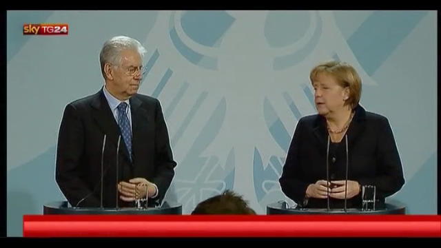 Schaeuble: "Con Monti l'Italia ha fatto grandi progressi"