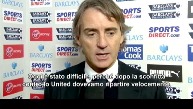 Man. City, Mancini: "Balotelli ha ancora un futuro qui"