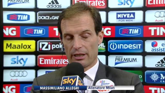 Milan, Allegri: "C'è già un'ottima base per l'anno prossimo"