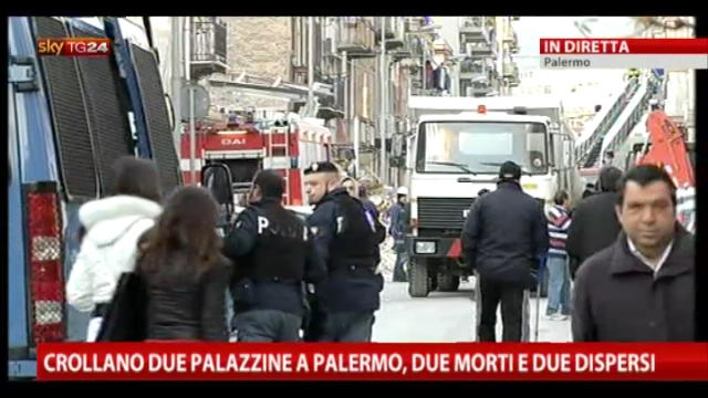 Crollano due palazzine a Palermo, due morti e due dispersi