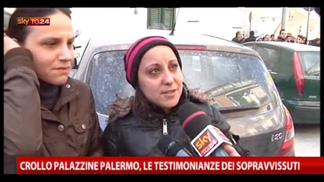 Crollo palazzine Palermo, le testimonianze dei sopravvissuti