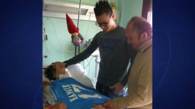 Napoli, Marek Hamsik in ospedale dai bimbi