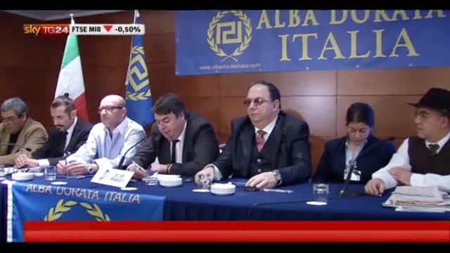 Nasce Alba Dorata Italia, nuovo partito di destra
