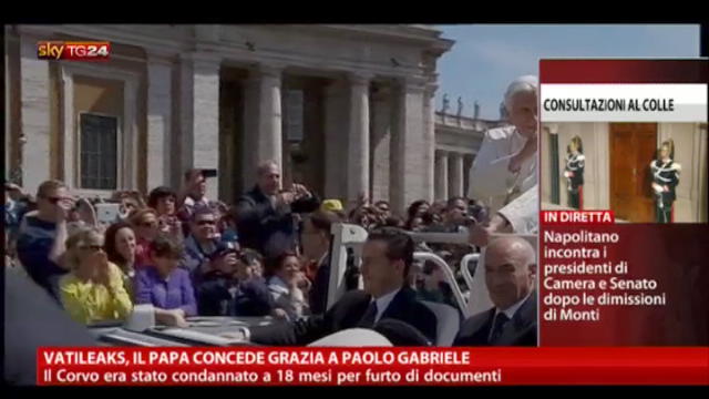 Vatileaks, il papa concede la grazia a Paolo Gabriele