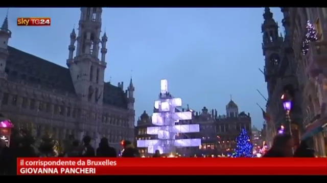 A Bruxelles l'albero di Natale 2.0