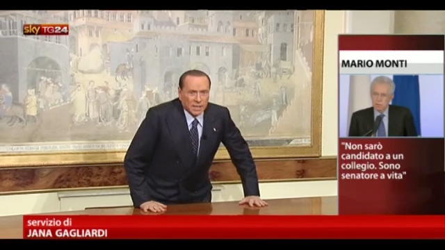 Berlusconi: nessuna collaborazione con Monti