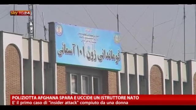 Poliziotta afghana spara e uccide un istruttore NATO