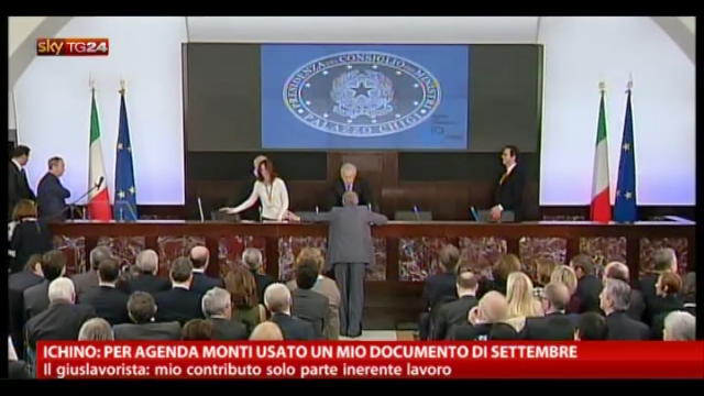 Ichino: per agenda Monti usato mio documento di settembre