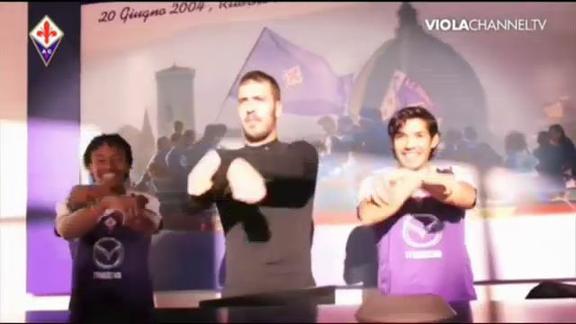 Gangnam Style in salsa viola: gli auguri della Fiorentina