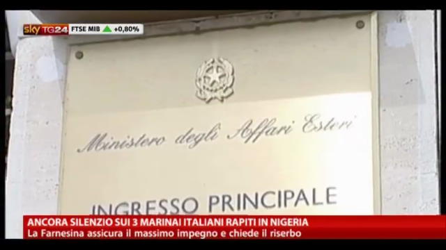 Ancora silenzio sui 3 marinai italiani rapiti in Nigeria