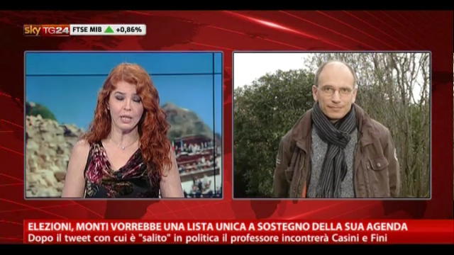 Elezioni, intervista a Enrico Letta